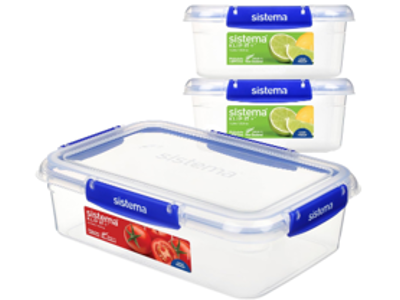 3 Pack Klip It Plus 1x2,2Ltr + 2x1Ltr. ECOM
