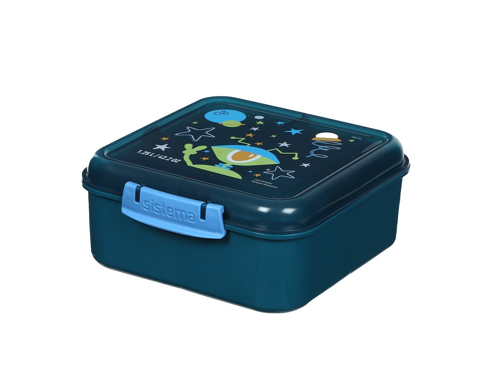 1.25L Bento Cube Lunch Kids Design
