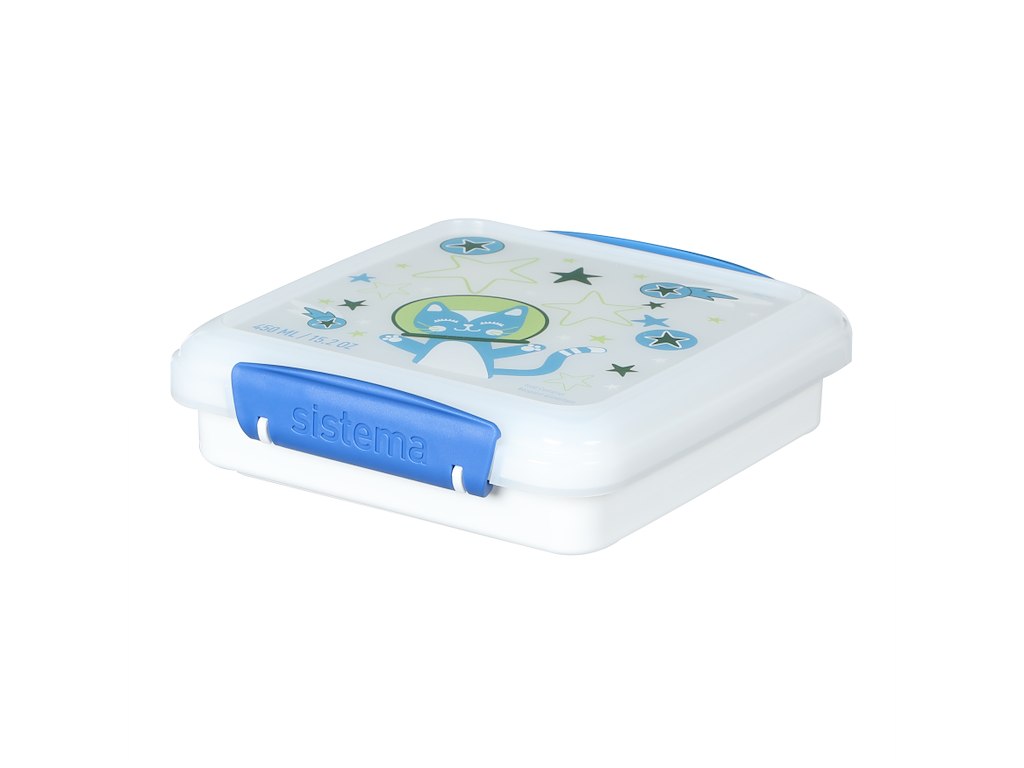 450ml Sandwich Box Lunch Kids Design