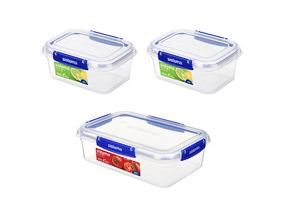 3 Pack Klip It Plus 1x2,2Ltr + 2x1Ltr. ECOM
