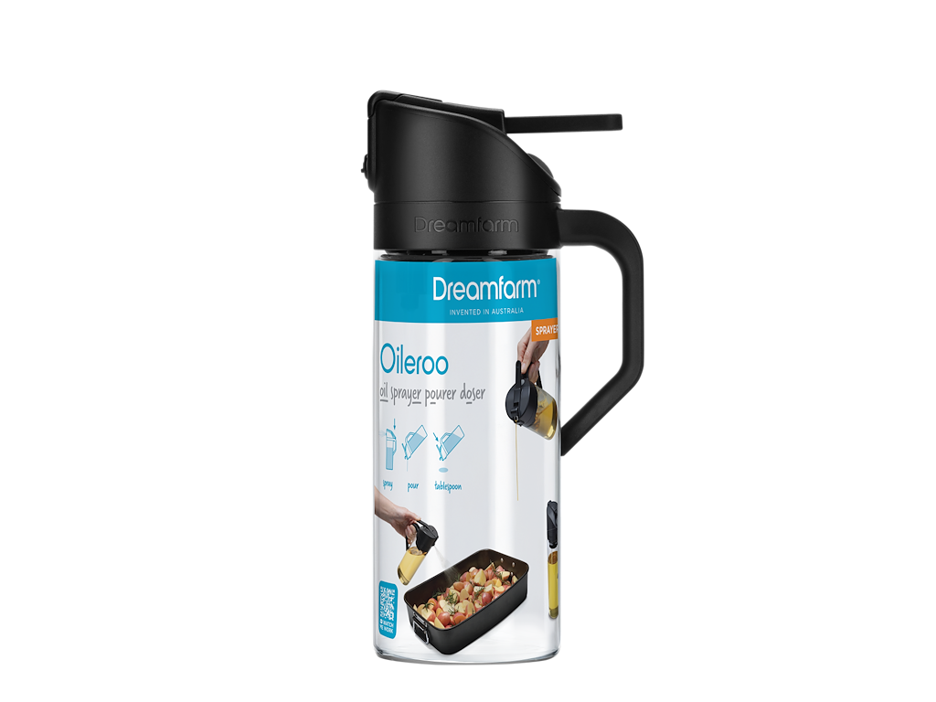 Oileroo Black with Glass Bottle