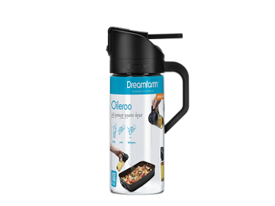 Oileroo Black with Glass Bottle