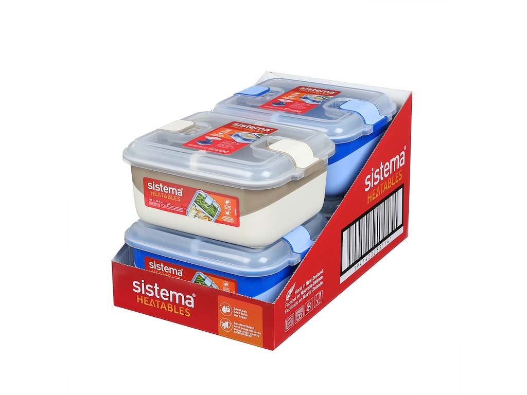 1.35L Rectangle w/Divider Heatables