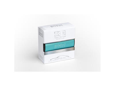 Car Air Freshener Icon
 "Classic" Light Blue - 
Soft Leather